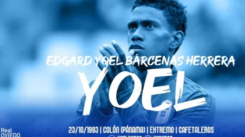Real Oviedo hace oficial el futuro de Yoel Bárcenas