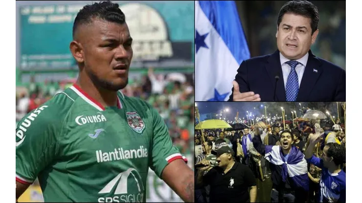 Mario Martínez se une a la marcha contra el presidente de Honduras