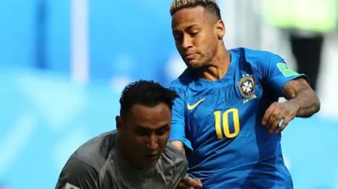 Keylor Navas y Neymar