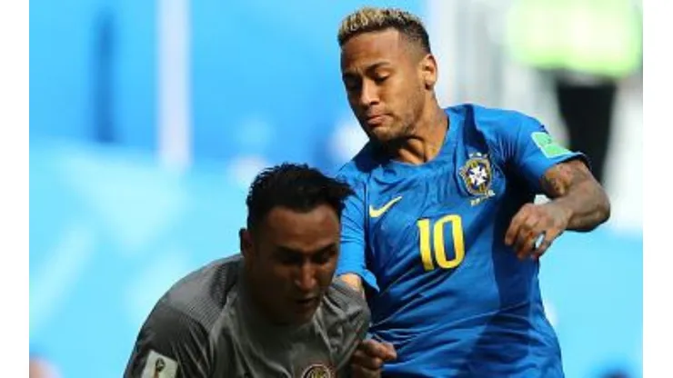Keylor Navas y Neymar