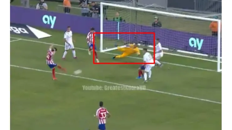 Keylor Navas hizo la mejor atajada del partido
