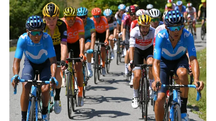 Nairo Quintana y Andrey Amador