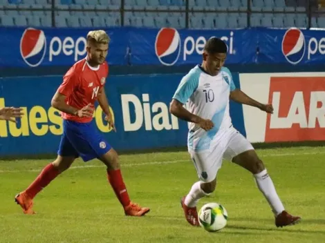 Costa Rica amargó regreso de Guatemala a la competencia oficial en preolímpico