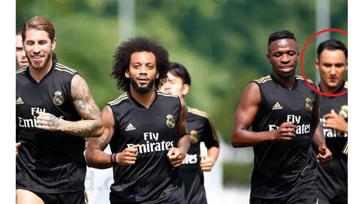 Entrenamiento del Real Madrid