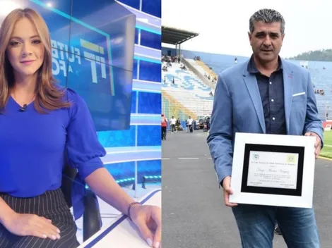 DT del Motagua hondureño recibió tierno mensaje de su novia presentadora