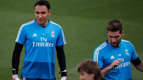 Keylor Navas y Luca Zidane
