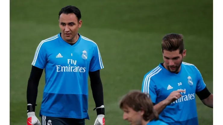 Keylor Navas y Luca Zidane