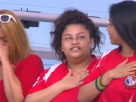 Cuando estás lejos de tu tierra: hincha rompe en llanto al escuchar himno de Panamá