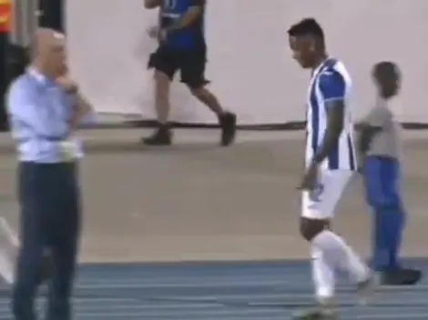 Por este video dicen que DT de Honduras terminó enojado con Romell Quioto