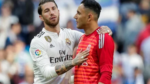 Sergio Ramos y Keylor Navas