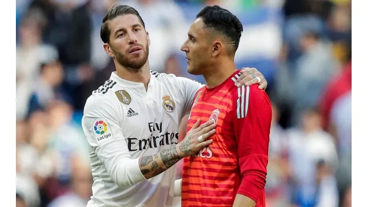 Sergio Ramos y Keylor Navas