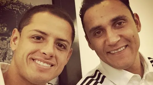 Keylor Navas y Chicharito Hernández
