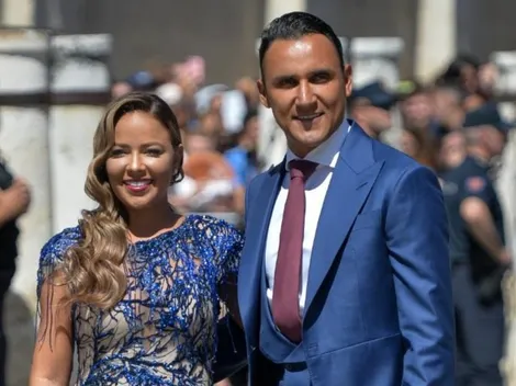Keylor Navas y su esposa “ocultaron su estrés” en boda de Sergio Ramos