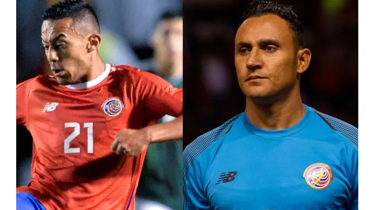 Jimmy Marín y Keylor Navas