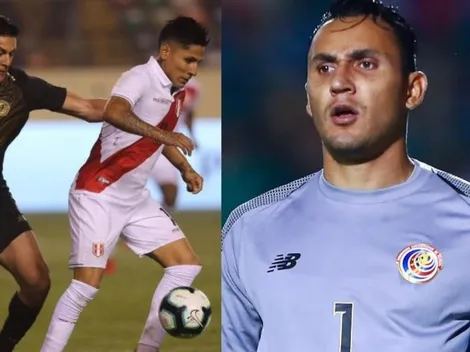 Costa Rica pierde en la misma noche ante Perú y a Keylor Navas