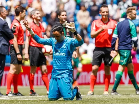 El ‘rinconcito’ de Keylor Navas en el Santiago Bernabéu sigue intacto