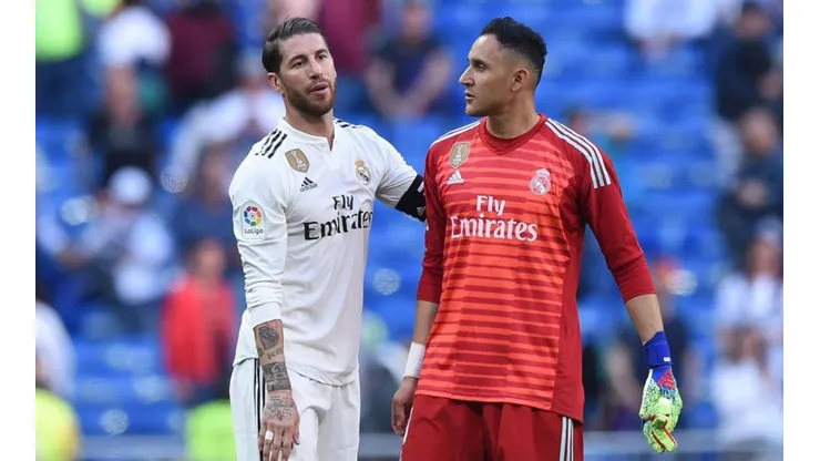 Sergio Ramos y Keylor Navas