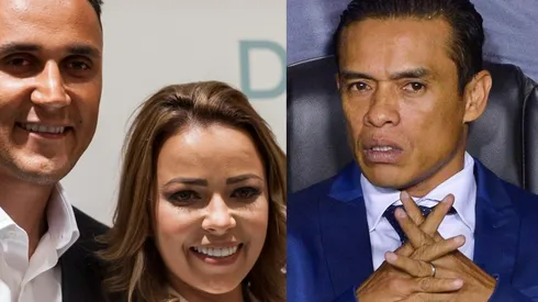 Keylor Navas y su esposa / Walter Centeno