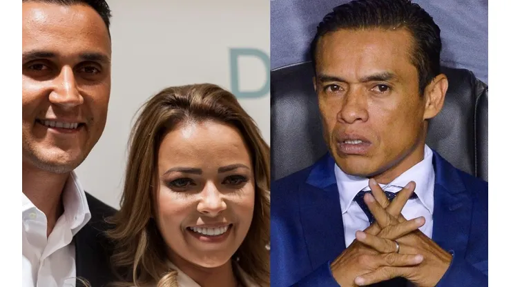 Keylor Navas y su esposa / Walter Centeno
