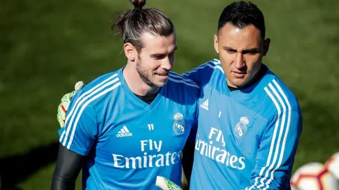 Gareth Bale y Keylor Navas