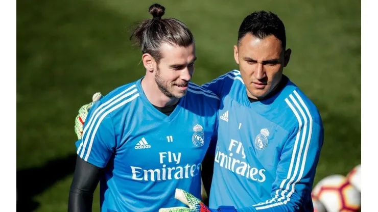 Gareth Bale y Keylor Navas