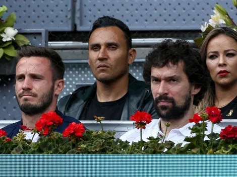 ¡Qué buena espalda la de Keylor Navas con esta estrella del tenis!