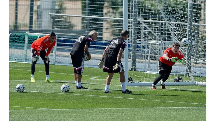 Iker Casillas y Keylor Navas