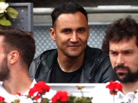 Keylor Navas sacó su lado tenístico junto a otras figuras del Real Madrid