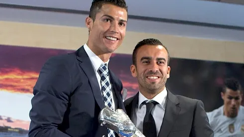 Cristiano Ronaldo y Jorge Mendes