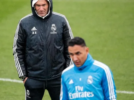 “Puede pasar de todo” entre Keylor y Courtois, advirtió Zidane