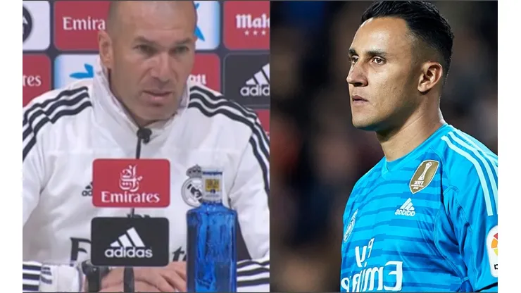 Lo que dijo Zidane sobre Keylor en conferencia de prensa