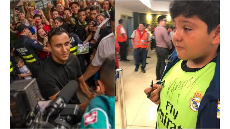 ¡Lágrimas! Keylor Navas hizo llorar de felicidad a un niño