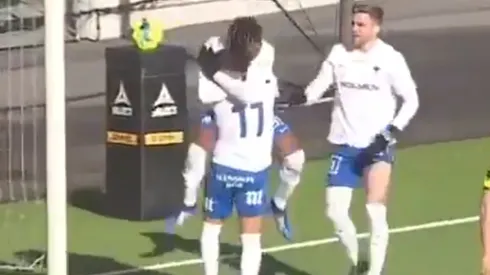 Kevin Álvarez da su primer asistencia en Europa