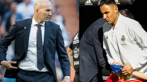 "Zidane defiende a Keylor con uñas y dientes"