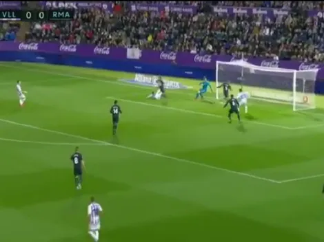 El gol que le hacen a Thibaut Courtois