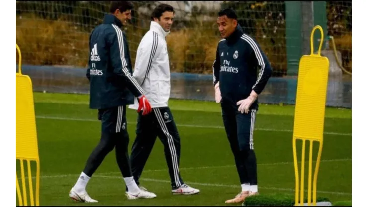 Los números de Keylor Navas con Santiago Solari
