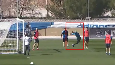 Keylor Navas la sigue rompiendo en los entrenos de Real Madrid ¡Que atajada!