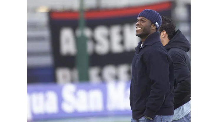 David Suazo y su foto con Santiago Solari