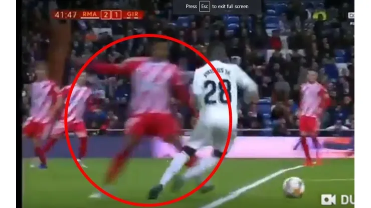 El penal de Choco Lozano contra Vinicius