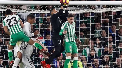 El guardameta tico viene de reencontrarse con La Liga en la victoria en casa del Betis