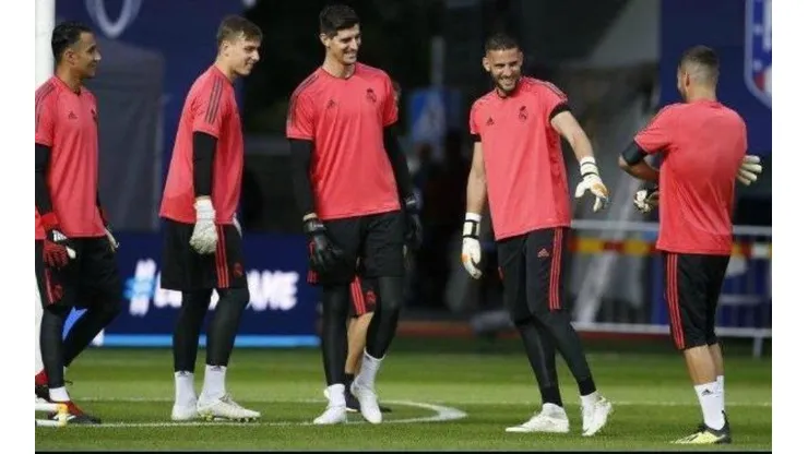 Luca Zidane regresaría a la plantilla principal para escoltar a Navas y a Courtois