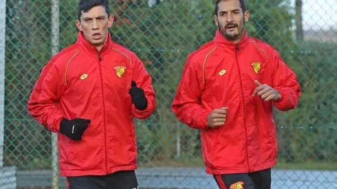 El volante tico demostró sus destrezas en el baile durante el entrenamiento