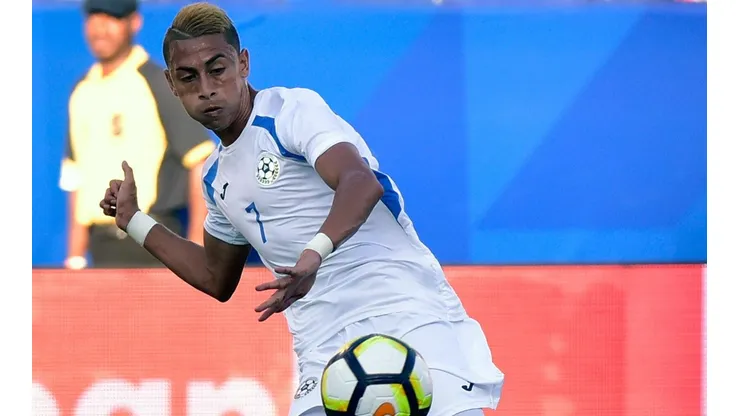 Carlos Chavarría, autor del único gol de Nicaragua en la Copa Oro (Foto: Getty).