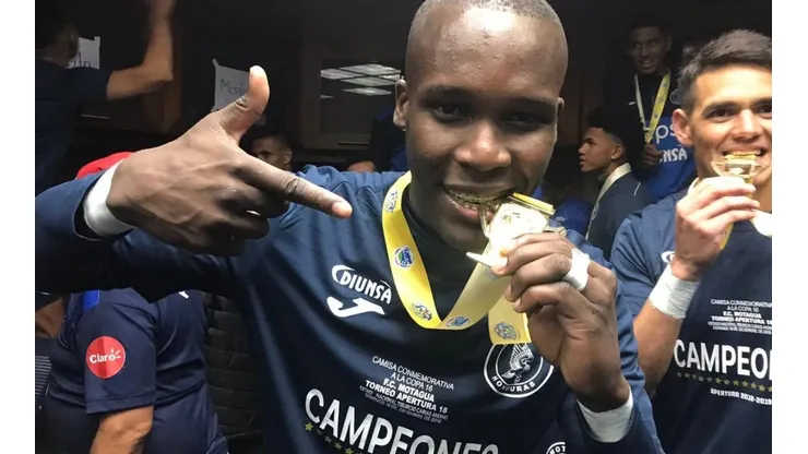 El goleador histórico de Motagua acaba de quedar campeón en la liga catracha