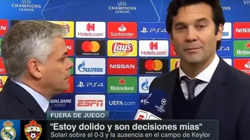 El estratega argentino abandonó la entrevista al ser consultado por Keylor Navas