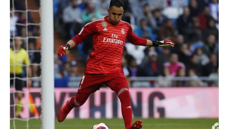 Navas tuvo un destacado partido en el estadio Santiago Bernabéu en Copa del Rey