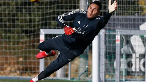 Navas trabajó este miércoles junto a sus compañeros con miras al partido contra Valencia