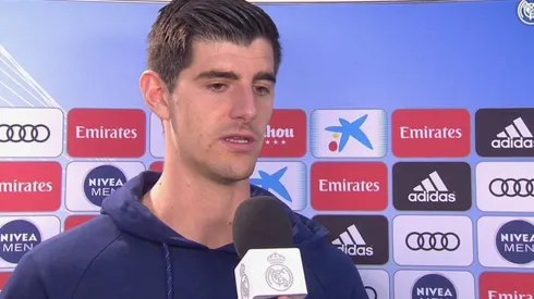 Courtois evitó ahondar en la polémica por la titularidad del arco merengue