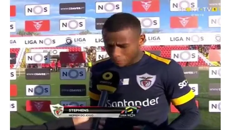 Alfredo Stephens fue elegido por la transmisión como el mejor del partido