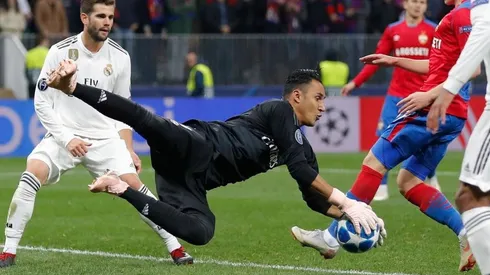 Keylor Navas salvó la primera ocasión que cedió el Madrid y luego marcó